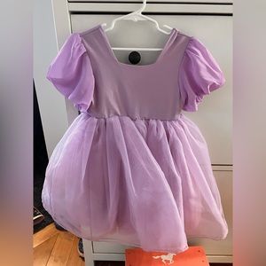 Holly & bloom lavender puff dress size 5